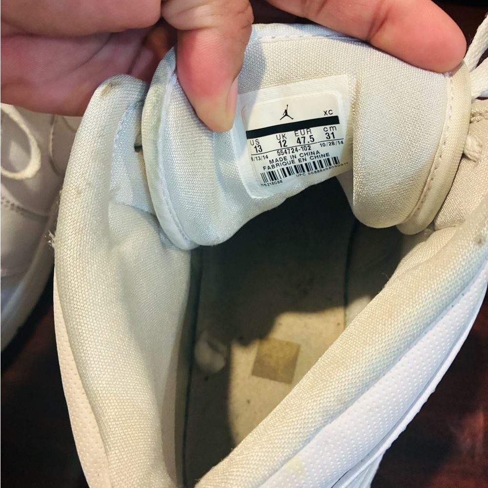 Jordan White High-Top Sneakers - Picture 4 of 7